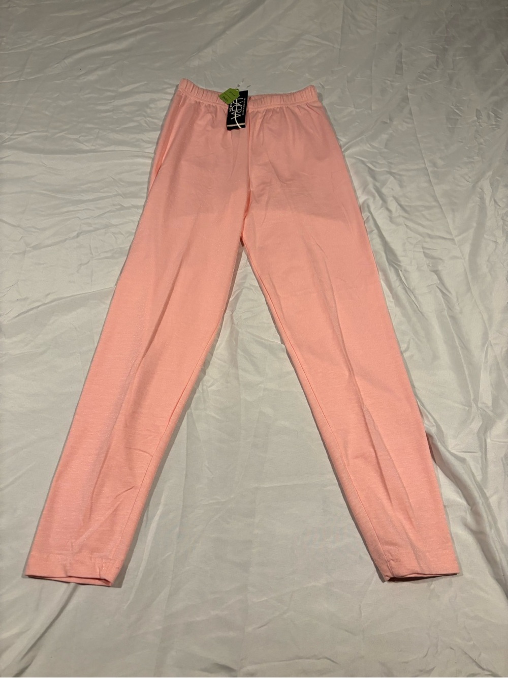 Vtg 80s Pink Lycra Leggings Made in USA NWT Deadstock Small